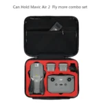 For DJI Mavic Air 2 Shockproof Portable ABS Suitcase Storage Bag Protective Box(Black) - Image 10