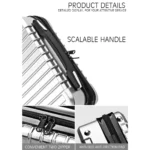 For DJI Mavic Air 2 Shockproof Portable ABS Suitcase Storage Bag Protective Box(Silver) - Image 11