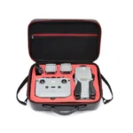 For DJI Mavic Air 2 Portable PU Shoulder Storage Bag Protective Box(Black Red) - Image 3