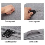 For DJI Mavic Air 2 Portable Nylon Shoulder Crossbody Storage Bag Protective Box(Grey) - Image 9