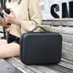 For DJI Mavic Air 2 Portable PU Shoulder Storage Bag Protective Box(Black Red) - Image 6