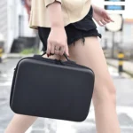 For DJI Mavic Air 2 Portable PU Shoulder Storage Bag Protective Box(Black Red) - Image 7