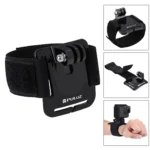 PULUZ 24 in 1 Bike Mount Accessories Combo Kits with EVA Case (Wrist Strap + Helmet Strap + Extension Arm + Quick Release Buckles + Surface Mounts + Adhesive Stickers + Tripod Adapter + Storage Bag + Handlebar Mount + Screws) for GoPro, Insta360, DJI and Other Action Cameras - Image 4