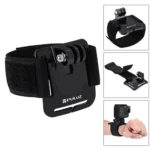 PULUZ 24 in 1 Bike Mount Accessories Combo Kits (Wrist Strap + Helmet Strap + Extension Arm + Quick Release Buckles + Surface Mounts + Adhesive Stickers + Tripod Adapter + Storage Bag + Handlebar Mount + Screws) for GoPro, Insta360, DJI and Other Action Cameras - Image 4