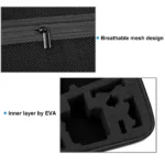 PULUZ Waterproof Carrying and Travel Case for for GoPro, Insta360, DJI and Other Action Cameras Accessories, Large Size: 32cm x 22cm x 7cm(Orange) - Image 6