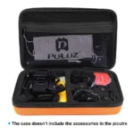 PULUZ Waterproof Carrying and Travel Case for for GoPro, Insta360, DJI and Other Action Cameras Accessories, Large Size: 32cm x 22cm x 7cm(Orange) - Image 10