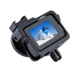 [US Warehouse] PULUZ Housing Shell CNC Aluminum Alloy Protective Cage with 52mm UV Lens for GoPro HERO(2018) /7 Black /6 /5(Black) - Image 7