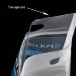 10 PCS PULUZ 34.5cm x 9cm Hang Hole Clear Front White Pearl Jewelry Zip Lock Packaging Bag(Size: S, Lengthened type) - Image 4