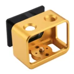 PULUZ for Sony RX0 Aluminum Alloy Protective Cage + 37mm UV Filter Lens + Lens Sunshade with Screws and Screwdrivers(Gold) - Image 3