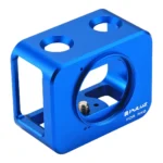 PULUZ for Sony RX0 Aluminum Alloy Protective Cage + 37mm UV Filter Lens + Lens Sunshade with Screws and Screwdrivers(Blue) - Image 2