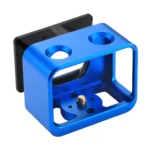 PULUZ for Sony RX0 Aluminum Alloy Protective Cage + 37mm UV Filter Lens + Lens Sunshade with Screws and Screwdrivers(Blue) - Image 3