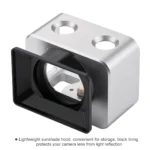 PULUZ for Sony RX0 Aluminum Alloy Protective Cage + 37mm UV Filter Lens + Lens Sunshade with Screws and Screwdrivers(Silver) - Image 5