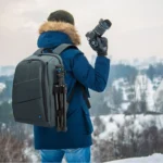 PULUZ Outdoor Portable Waterproof Scratch-proof Dual Shoulders Backpack Handheld PTZ Stabilizer Camera Bag with Rain Cover for Digital Camera, DJI Ronin-SC / Ronin-S(Grey) - Image 7