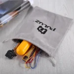 PULUZ Storage Bag with Stay Cord for GoPro, Insta360, DJI and Other Action Cameras Accessories(Grey) - Image 6