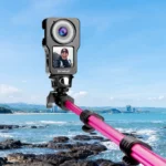 PULUZ CNC Aluminum Alloy Cage for DJI Action 2(Black) - Image 6