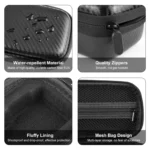 For DJI Osmo Pocket 3 PULUZ Mini Body Bag Portable EVA Storage Bag (Black) - Image 5