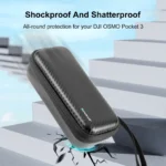 For DJI Osmo Pocket 3 PULUZ Mini Body Bag Portable EVA Storage Bag (Black) - Image 7