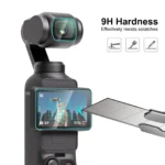 For DJI OSMO Pocket 3 PULUZ 9H 2.5D HD Tempered Glass Lens Protector + Screen Film (Transparent) - Image 3