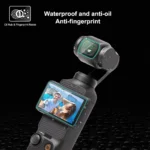For DJI OSMO Pocket 3 PULUZ 9H 2.5D HD Tempered Glass Lens Protector + Screen Film (Transparent) - Image 4