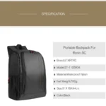 STARTRC Outdoor Travel Portable Waterproof Nylon Backpack for DJI Ronin-SC / Mavic 2 Drone - Image 9