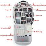 CADeN Drone Backpack for DJI Mavic Original Accessories SLR Camera One Package Backpack - Image 7