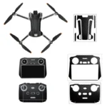Sunnylife Drone+Remote Control Protective Sticker For DJI Mini 3 Pro RC Version(Carbon Black) - Image 2