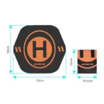 Sunnylife Drone Universal Double Sided Foldable Leather Helipad,Size:55 x 50cm - Image 3