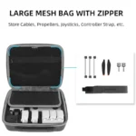 Sunnylife Drone Protective Storage Bag for DJI Mini 3 Pro,Style: Can Hold 6 Battery Bag - Image 4