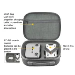 For DJI Mini 3 / 3 Pro Storage Messenger Bag Body Remote Control Handbag Accessories(Standard Version) - Image 3