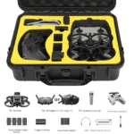 For DJI  Avata Storage Bag Portable Protective Case  Compatible FPV Controller 2 Black - Image 2