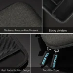 TELESIN GP-PRC-213 Sports Camera Universal Medium Storage Bag Carrying Case - Image 9