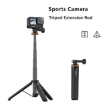 VRIG Action Camera Tripod Selfie Stick 17-51cm Adjustable Extension Pole for Insta360 / DJI Action / GoPro HERO - Image 2