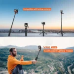 VRIG Action Camera Tripod Selfie Stick 17-51cm Adjustable Extension Pole for Insta360 / DJI Action / GoPro HERO - Image 6