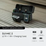 Original DJI Mic 2 (2 TX + 1 RX + Charging Case)