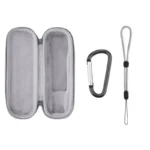 For DJI OSMO Pocket 3 BRDRC Storage Bag Standalone Handy Case Protective Pouch(PU Gray)