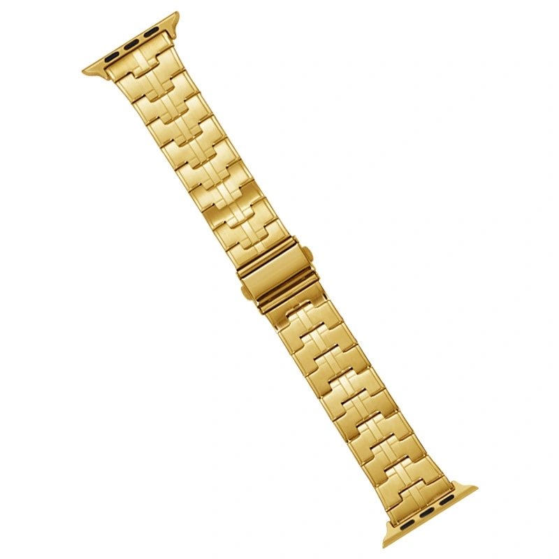 EDA006243217F For Apple Watch Series 5 44mm Stainless Steel Watch Band(Gold) - Image 1