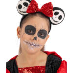 Αποκριάτικη Στέκα Ποντικούλα Με Φιόγκο Halloween