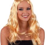 Περούκα Ξανθιά Με Χωρίστρα