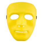 Μάσκα Πρόσωπο Κίτρινη