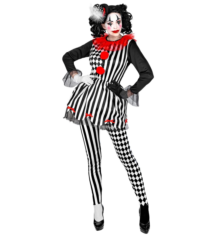 W_08002_apokriatiki_stoli_pierotos_clown Στολή Αρλεκίνος Πιερότος - Image 1